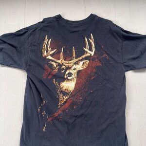 Gildan Black Deer Graphic Men's Tee